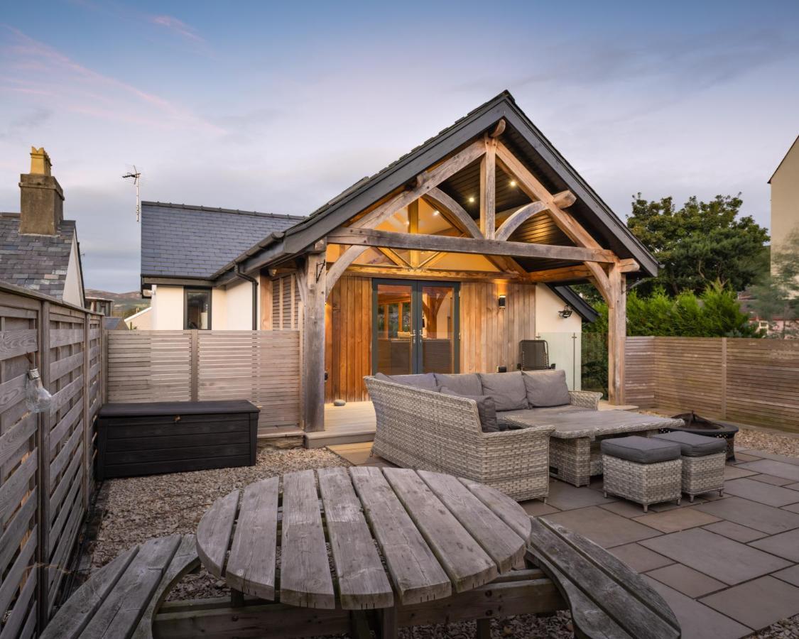 Welsh Dreaming Luxury Oak Framed House With Wood Fire Hot Tub Villa Morfa Nefyn Ngoại thất bức ảnh